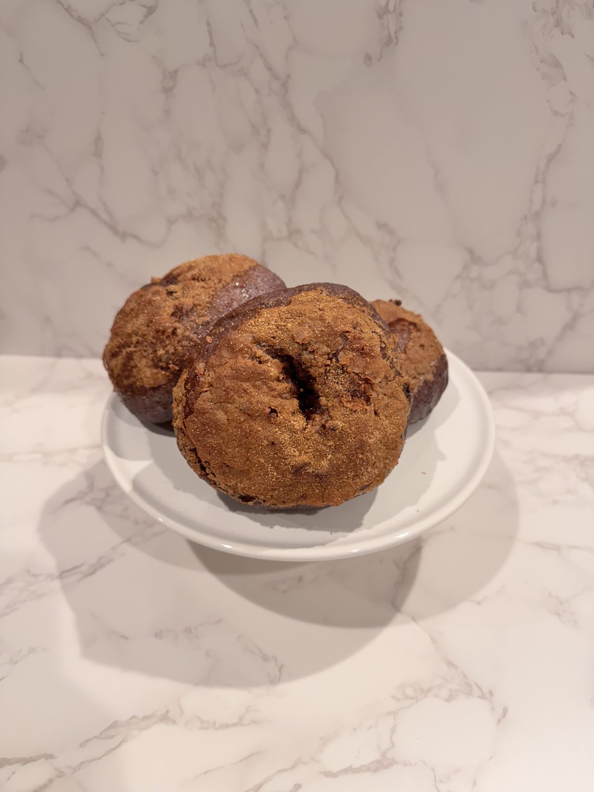 Artisan sourdough loaf with wheat scoring